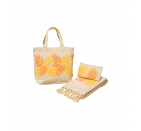Sac de plage + trousse + fouta
