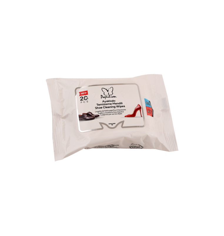 18 Lingettes Nettoyantes Pour Chaussures - Élimine Saleté, Taches, Sans Rinçage, Pour Cuir Et Toile - 3