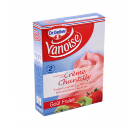 Préparation crème chantilly