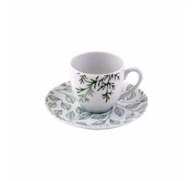 Paire tasse à café Jardins de nimes