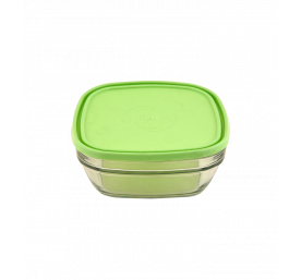 Boîte de conservation carrée En verre