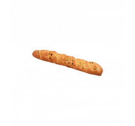 Baguette aux oignons et olives