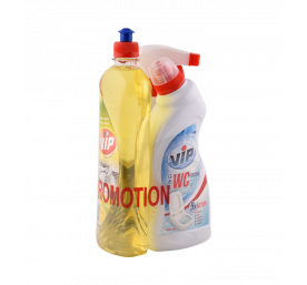 Liquide vaisselle+ Détartrant WC + Nettoyant cuisine